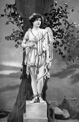 Unity Moore 1894-1981, attrice irlandese, 1911-1912