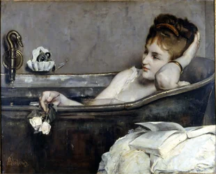 Alfred Stevens: «Il bagno» 1867. Museo nazionale di Compiègne