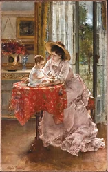 La madre contenta, 1872