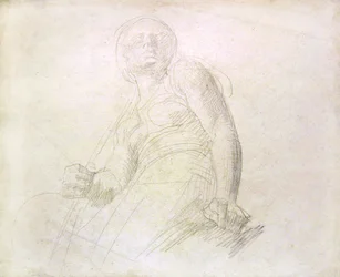 Studio di una figura, c.1850
