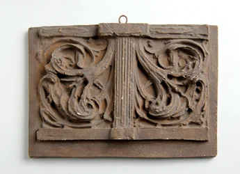 Maquette per il Doppio Pannello di Foliage per la Corona sulla Figura della Carità sul Memoriale di Alessandria