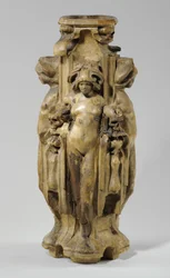 Uno dei 9 bozzetti per il Camino di Sam Wilson, c.1908-14 (gesso e gommalacca)