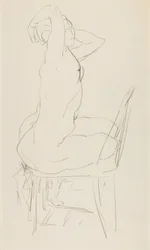 Nudo seduto