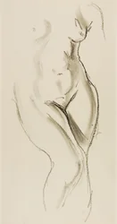 Nudo in piedi
