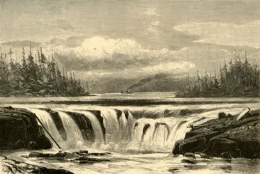 Cascate del Willamette, 1872