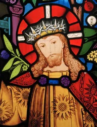 Abbey Cwm Hir, Cristo, (dettaglio), Luce del mondo, 1865