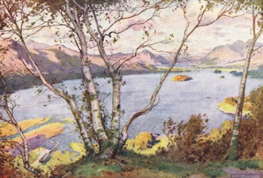 Distretto dei Laghi: Derwentwater e Bassenthwaite Lake, da High Lodore
