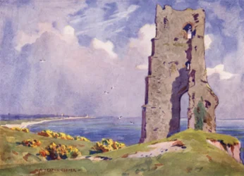 Rovine della chiesa di All Saints, Dunwich, Suffolk