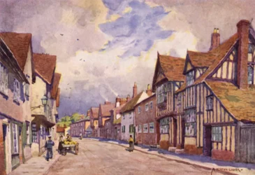 La vecchia Moot Hall, Sudbury, Suffolk