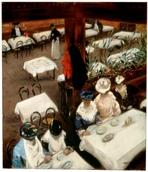 In un caffè, 1905