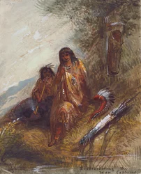 Ricamando il Costume da Guerra, c.1837