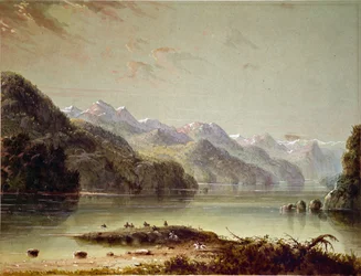 Scena lacustre (Wind River Mountain)
