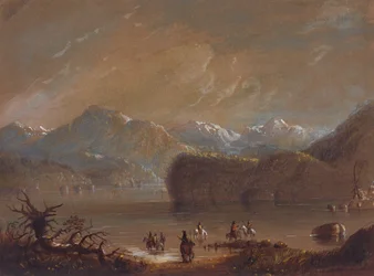 Lago, Montagne del Vento, c.1837