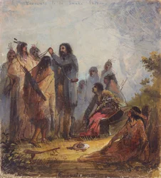 Regali agli indiani serpente, c.1837