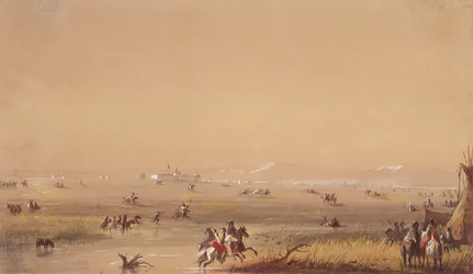 Scena vicino a Fort Laramie, c.1837