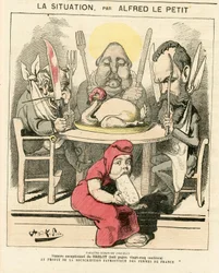 Copertina di Le Grelot, numero 47, satirico a colori