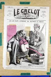 Copertina di "Le Grelot", numero 58, Satirico a Colori