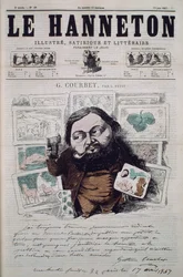Gustave Courbet, illustrazione di copertina da 