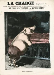 La Charge (1870), numero 15, satirico a colori