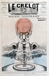 Soleil couchant: Victor Hugo - di Alfred Le Pepetit, in "Le Grelot" dell
