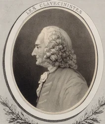 Ritratto del compositore Jean-Philippe Rameau 1683-1764