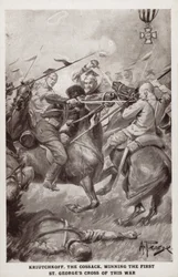 Kriutchkoff, il cosacco, vincitore della prima Croce di San Giorgio della Prima Guerra Mondiale