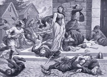 Il massacro del giorno di San Brizio, 1002 d.C., anni 1920