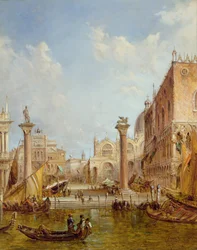 La colonna di San Marco a Venezia