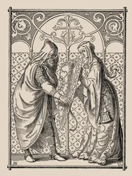 Die Nibelungen. Richiesta dello scudo di Hagen, 1840-1841