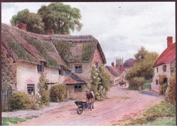 Carhampton, Somerset, da The Cottages and the Village Life of Rural England pubblicato da Dent & Sons Limited