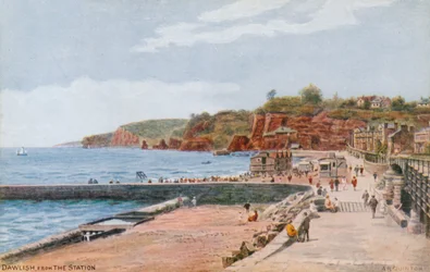 Dawlish, dalla stazione