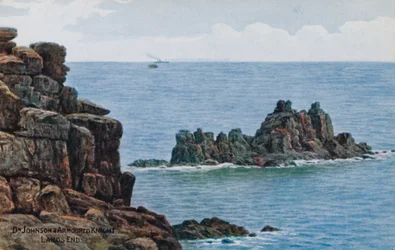 Dr Johnson e cavaliere in armatura, Land