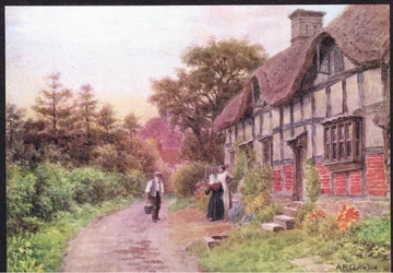 Sera, Elmley Castle, Worcester, da The Cottages and the Village Life of Rural England pubblicato da Dent & Sons Limited