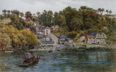 Fowey, traghetto di Bodinnick