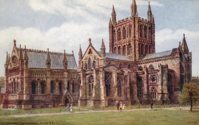 Cattedrale di Hereford, da NE
