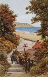 Scalini verso la spiaggia, Filey
