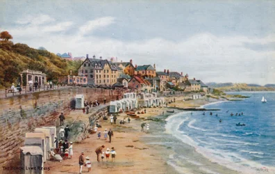 La spiaggia, Lyme Regis