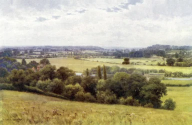La valle di Shiplake, da Hennerton