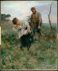 Esodo (pittura su tela)