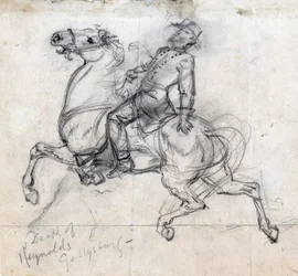 Morte di Reynolds a Gettysburg 1863 (disegno)