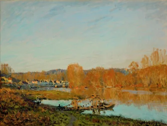 Autunno: Le rive della Senna vicino a Bougival