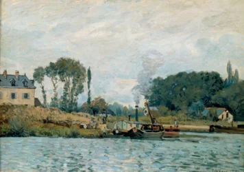 Barche alla chiusa di Bougival