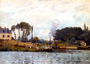 Barche sul canale, 1873