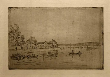 Rive del Loing: Le sei barche ormeggiate
