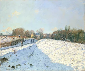 Effetto della neve ad Argenteuil, 1874