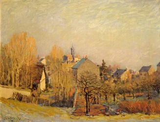 Mattina gelida a Louveciennes