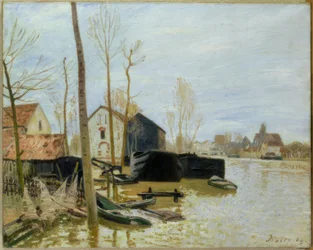 Alluvione a Moret-sur-Loing
