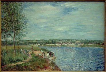 Lavandaie vicino a Champagne