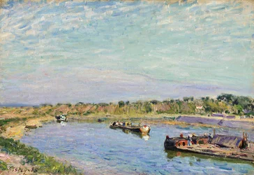 Il porto di Saint Mammes, Le Matin, 1885