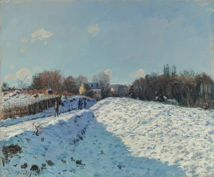 Louveciennes sotto la neve